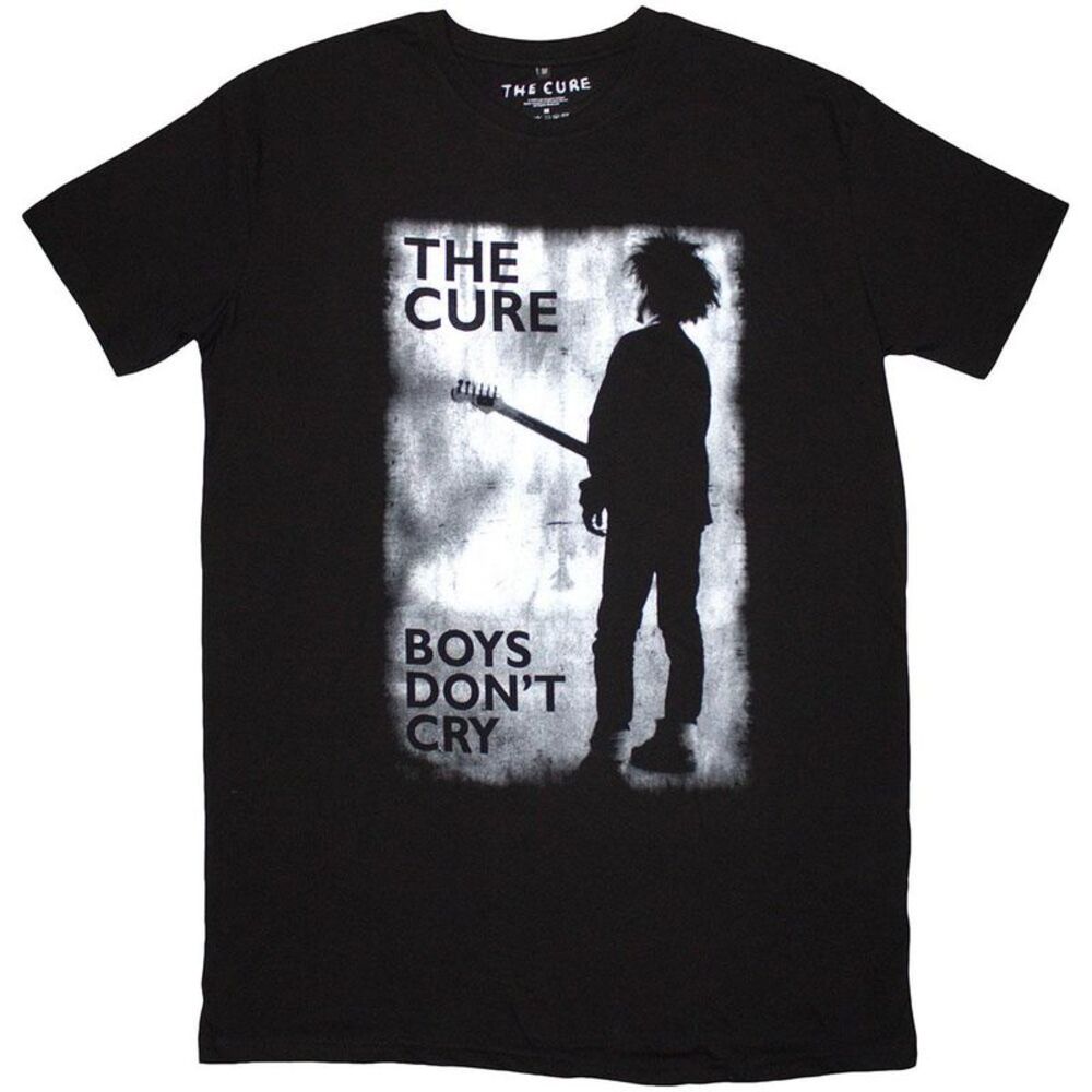 The Cure Womens/Ladies Boys Don�'t Cry T-Shirt Dress / Black